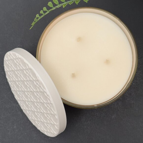 BBW Summer Rose Bud Bath & Body Works 3 Wick Candle - Picture 6 of 10